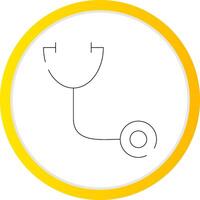 Stethoskop kreatives Icon-Design vektor