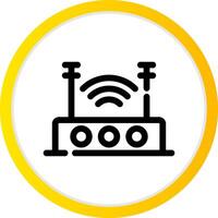 Wifi kreatives Icon-Design vektor