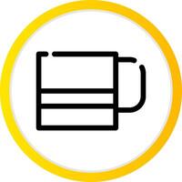 Tasse kreatives Icon-Design vektor