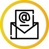 Email Marketing kreativ Symbol Design vektor