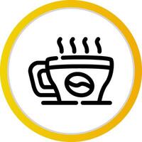 Kaffee kreatives Icon-Design vektor