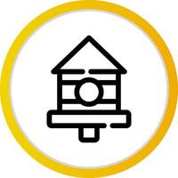 Birdhouse kreatives Icon-Design vektor