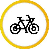 Fahrrad kreatives Icon-Design vektor