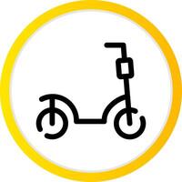 Scooter kreatives Icon-Design vektor