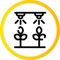 Bauernhof gewachsen kreativ Symbol Design vektor