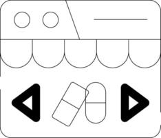 breit Auswahl von Produkte kreativ Symbol Design vektor