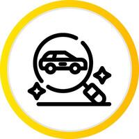 Auto Finder kreativ Symbol Design vektor