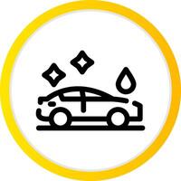 Auto waschen kreativ Symbol Design vektor