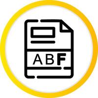 abf kreativ Symbol Design vektor