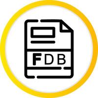 fdb kreativ Symbol Design vektor