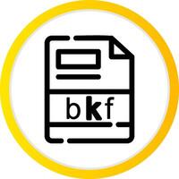 bkf kreativ ikon design vektor