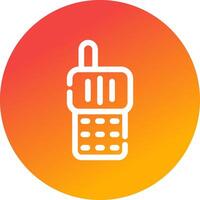 Walkie-Talkies kreatives Icon-Design vektor