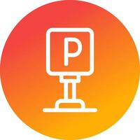 Parken kreatives Icon-Design vektor