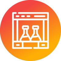 Chemie kreatives Icon-Design vektor