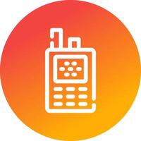 Walkie-Talkie kreatives Icon-Design vektor