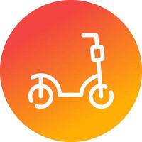 Scooter kreatives Icon-Design vektor