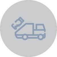 Müll LKW kreativ Symbol Design vektor