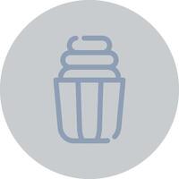 Cupcake kreatives Icon-Design vektor