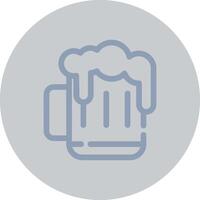 Bier kreatives Icon-Design vektor