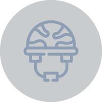 Helm kreatives Icon-Design vektor