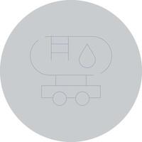 Tankwagen kreatives Icon-Design vektor