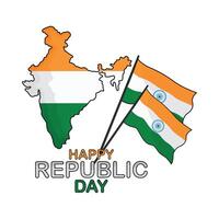 illustration av republik Indien dag vektor