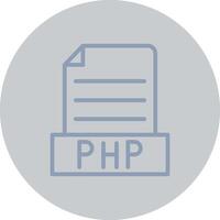 php kreativ ikon design vektor