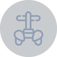 Polizei Segway kreativ Symbol Design vektor