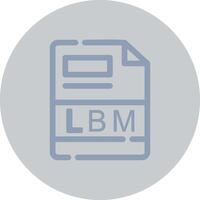 lbm kreativ Symbol Design vektor