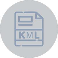 kml kreativ Symbol Design vektor