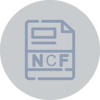 ncf kreativ Symbol Design vektor