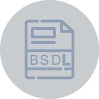 bsdl kreativ Symbol Design vektor