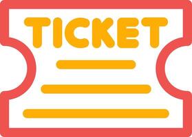 Ticket kreatives Icon-Design vektor