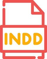 indd Datei kreativ Symbol Design vektor