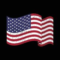 USA flagga vektorillustration. eps 10 vektor