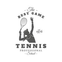 tennis märka isolerat på vit bakgrund vektor