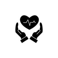 hälsovård begrepp linje ikon. enkel element illustration. hälsovård begrepp översikt symbol design. vektor