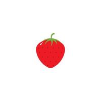 Erdbeere Logo Vorlage Vektor Symbol Illustration Design