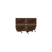 choklad logotyp design vektor illustration, kreativ choklad logotyp design begrepp mall