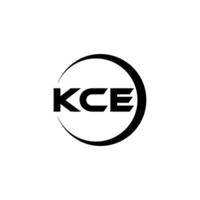 kce Brief Logo Design, Inspiration zum ein einzigartig Identität. modern Eleganz und kreativ Design. Wasserzeichen Ihre Erfolg mit das auffällig diese Logo. vektor