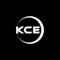 kce brev logotyp design, inspiration för en unik identitet. modern elegans och kreativ design. vattenmärke din Framgång med de slående detta logotyp. vektor