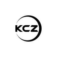kcz Brief Logo Design, Inspiration zum ein einzigartig Identität. modern Eleganz und kreativ Design. Wasserzeichen Ihre Erfolg mit das auffällig diese Logo. vektor