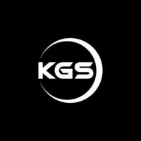 kg Brief Logo Design, Inspiration zum ein einzigartig Identität. modern Eleganz und kreativ Design. Wasserzeichen Ihre Erfolg mit das auffällig diese Logo. vektor
