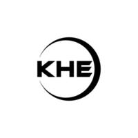 khe brev logotyp design, inspiration för en unik identitet. modern elegans och kreativ design. vattenmärke din Framgång med de slående detta logotyp. vektor