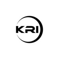 kri brev logotyp design, inspiration för en unik identitet. modern elegans och kreativ design. vattenmärke din Framgång med de slående detta logotyp. vektor