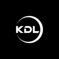 kdl Brief Logo Design, Inspiration zum ein einzigartig Identität. modern Eleganz und kreativ Design. Wasserzeichen Ihre Erfolg mit das auffällig diese Logo. vektor