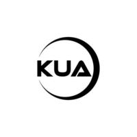 kua brev logotyp design, inspiration för en unik identitet. modern elegans och kreativ design. vattenmärke din Framgång med de slående detta logotyp. vektor