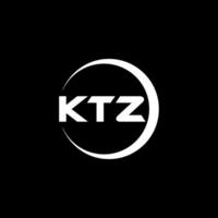 ktz Brief Logo Design, Inspiration zum ein einzigartig Identität. modern Eleganz und kreativ Design. Wasserzeichen Ihre Erfolg mit das auffällig diese Logo. vektor