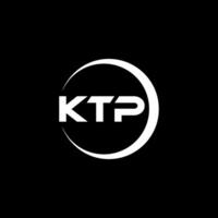 ktp Brief Logo Design, Inspiration zum ein einzigartig Identität. modern Eleganz und kreativ Design. Wasserzeichen Ihre Erfolg mit das auffällig diese Logo. vektor
