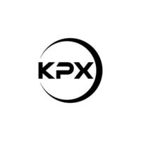 kpx Brief Logo Design, Inspiration zum ein einzigartig Identität. modern Eleganz und kreativ Design. Wasserzeichen Ihre Erfolg mit das auffällig diese Logo. vektor